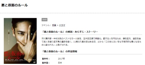 映画 悪と仮面のルール フル動画を無料視聴！Pandora/Dailymotion/9Tsu他無料配信サイトまとめ｜ | 映画ドラマ無料サイト  リサーチ ラボ