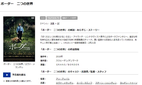 映画 ボーダー 二つの世界の無料動画配信とフル動画の無料視聴情報まとめ 映画ドラマ無料サイト リサーチ ラボ