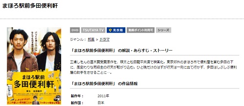 映画 まほろ駅前多田便利軒の無料動画とフル動画の無料視聴情報まとめ