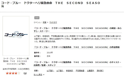 ドラマ コード ブルー ２シーズンの１話 全話の無料視聴配信まとめ 公式無料動画の視聴方法 映画ドラマ無料サイト リサーチ ラボ