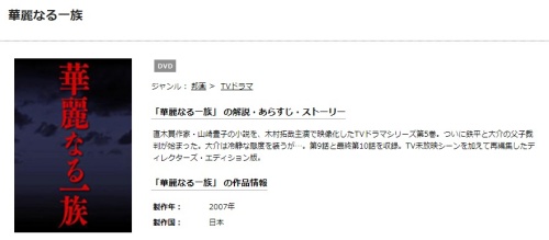 ドラマ 華麗なる一族の１話 全話無料視聴配信まとめ 公式無料動画の視聴方法 Pandora Dailymotionも確認 映画ドラマ無料サイト リサーチ ラボ