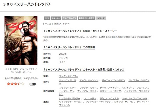 映画 ３００スリーハンドレッドの無料動画をフル配信で無料視聴 Pandora Dailymotionも確認 映画ドラマ無料サイト リサーチ ラボ