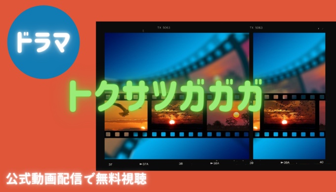 ドラマ トクサツガガガの１話〜全話無料視聴配信まとめ
