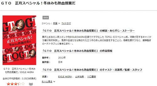 ドラマ Gto 正月スペシャル 冬休みも熱血授業だの無料視聴 公式無料動画配信の視聴方法 Pandora Dailymotionも確認 映画ドラマ無料サイト リサーチ ラボ