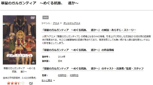 翠星のガルガンティア 前後編のアニメ無料動画