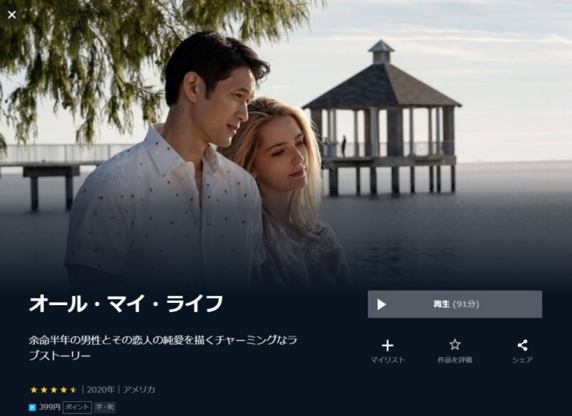 オール・マイ・ライフ 無料動画