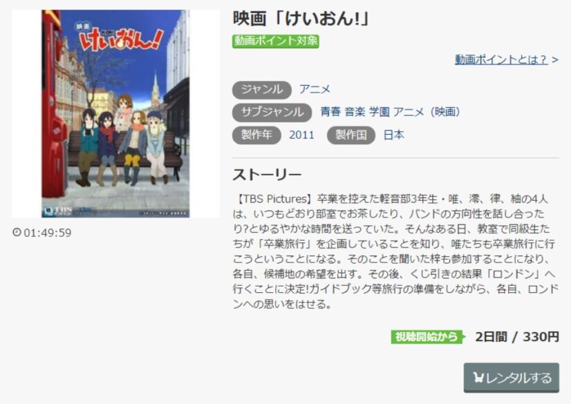 映画 けいおん の無料動画配信とフル動画の無料視聴まとめ Anitube Kissanime Pandora他 映画ドラマ無料サイト リサーチ ラボ