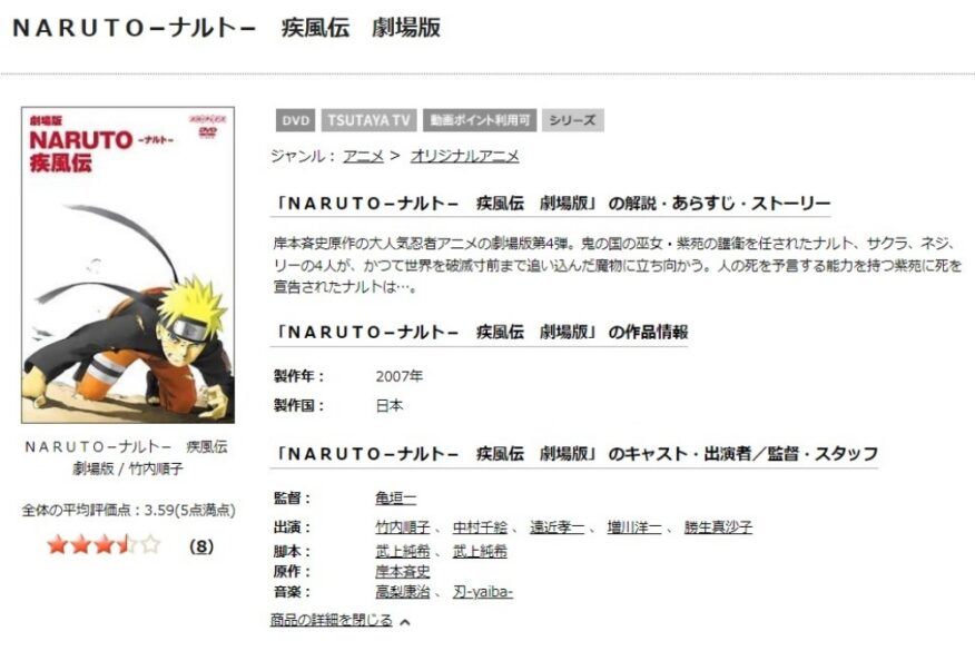 Naruto ナルト 疾風伝のアニメ無料動画をフル配信で無料視聴 Pandora Dailymotion Kissanimeも確認 映画ドラマ無料サイト リサーチ ラボ