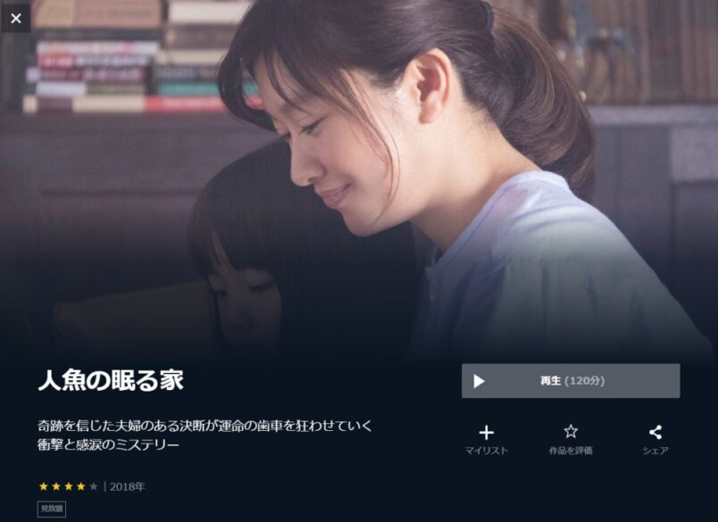 人魚の眠る家 無料動画