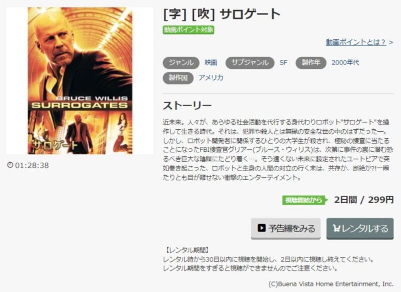 サロゲート 無料動画
