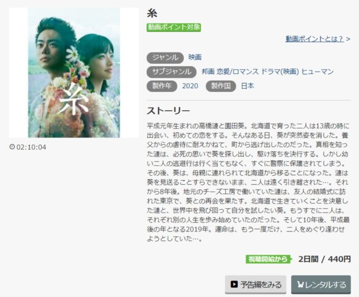 糸 無料動画