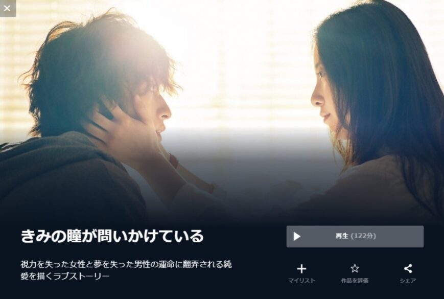 きみの瞳(め)が問いかけている 無料動画