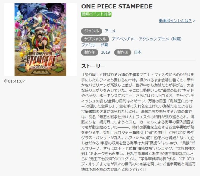 映画 ワンピーススタンピードの無料動画をフル動画で無料視聴 Openload Pandora 9tsuも確認 映画ドラマ無料サイト リサーチ ラボ