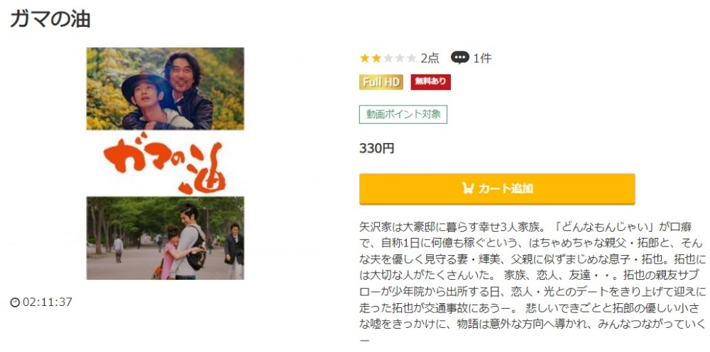 ガマの油 無料動画