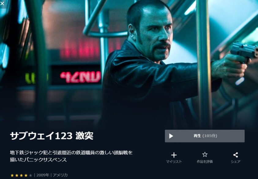 サブウェイ123 激突 無料動画