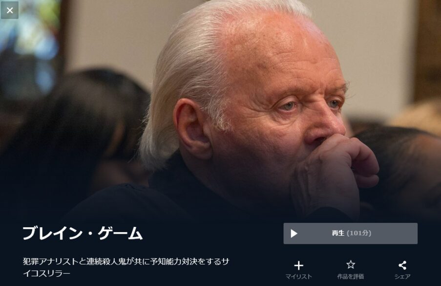 ブレイン・ゲーム 無料動画