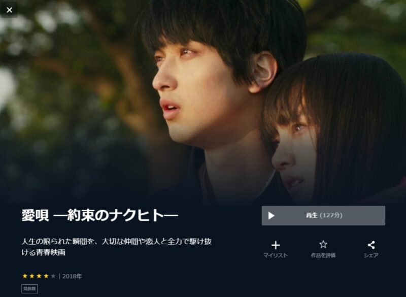 愛唄 -約束のナクヒト- 無料動画