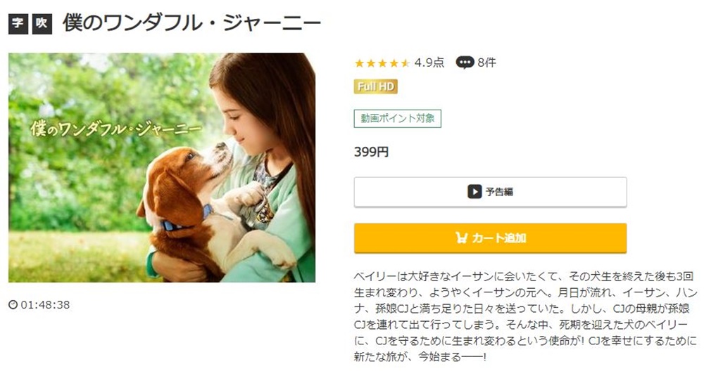 僕のワンダフル・ジャーニー 無料動画