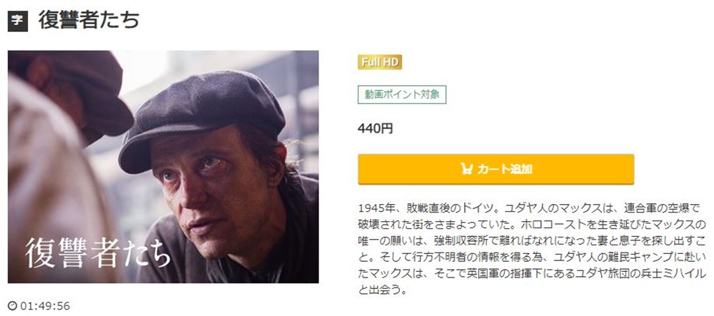 復讐者たち 無料動画