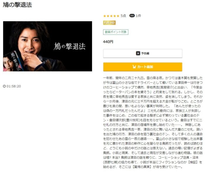 鳩の撃退法 無料動画