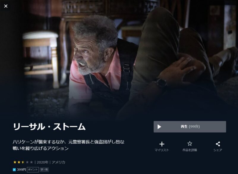 リーサル・ストーム 無料動画