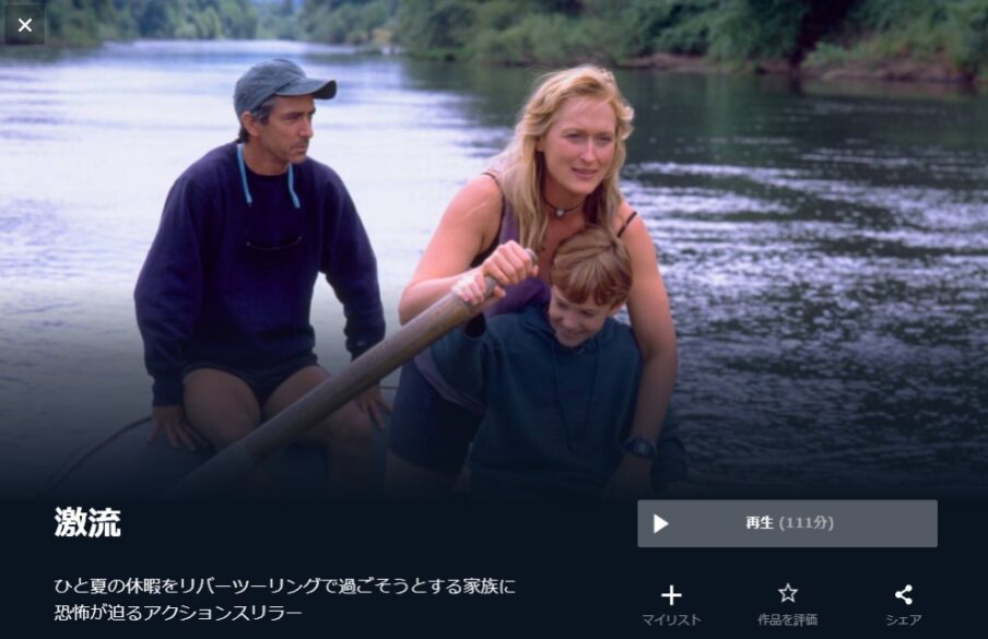 激流（1994年） 無料動画