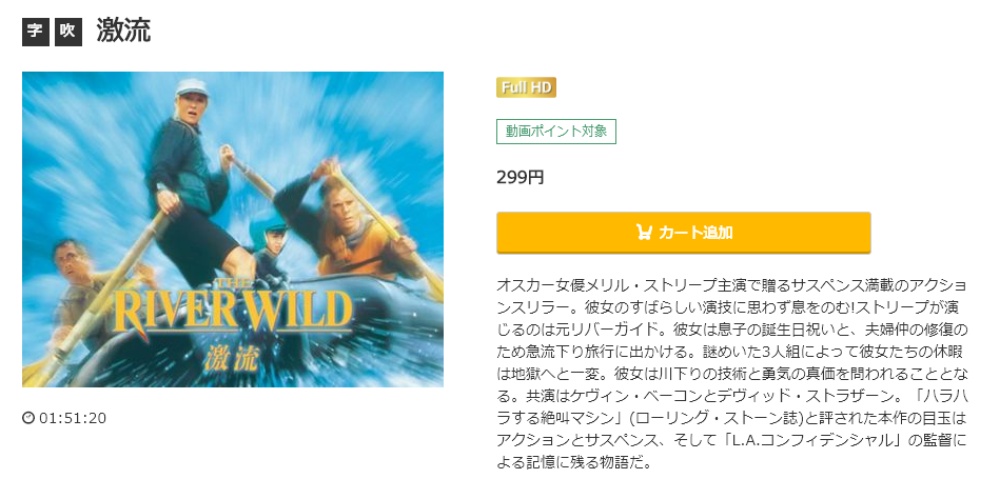 激流（1994年） 無料動画