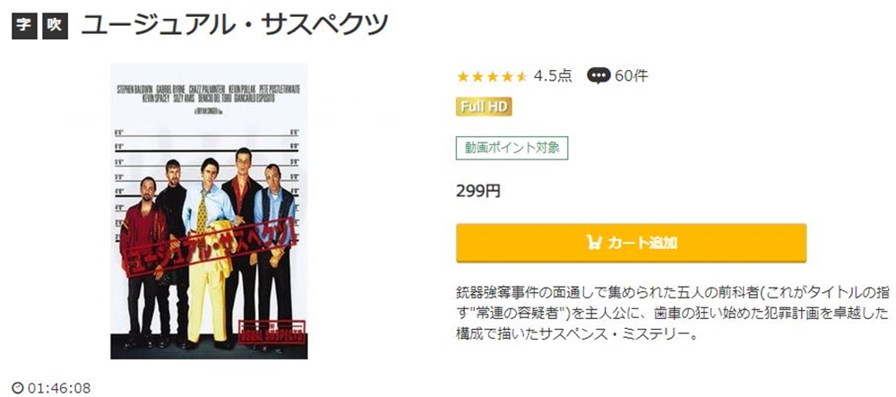 ユージュアル・サスペクツ 無料動画